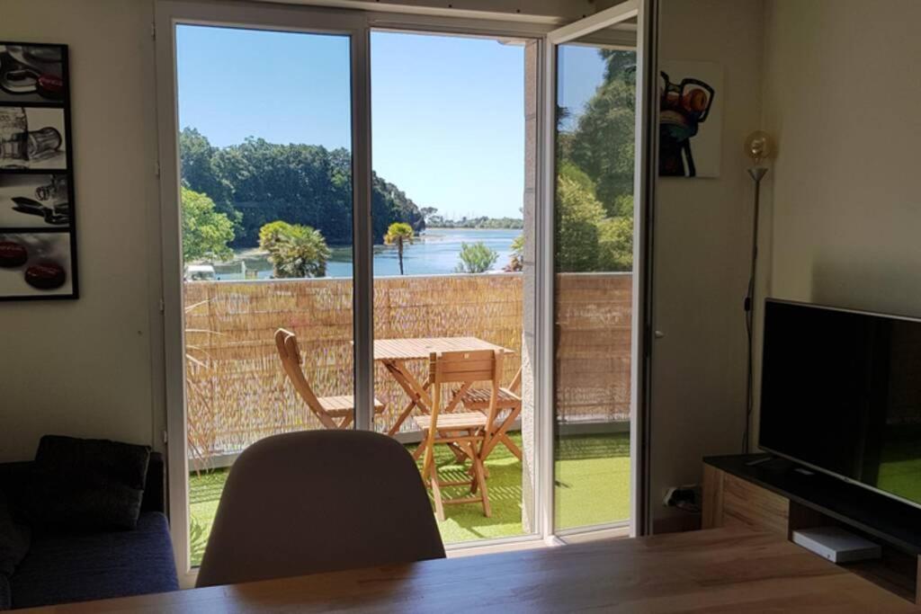 Bel Appartement La Foret-Fouesnant Vue Sur La Baie Bagian luar foto