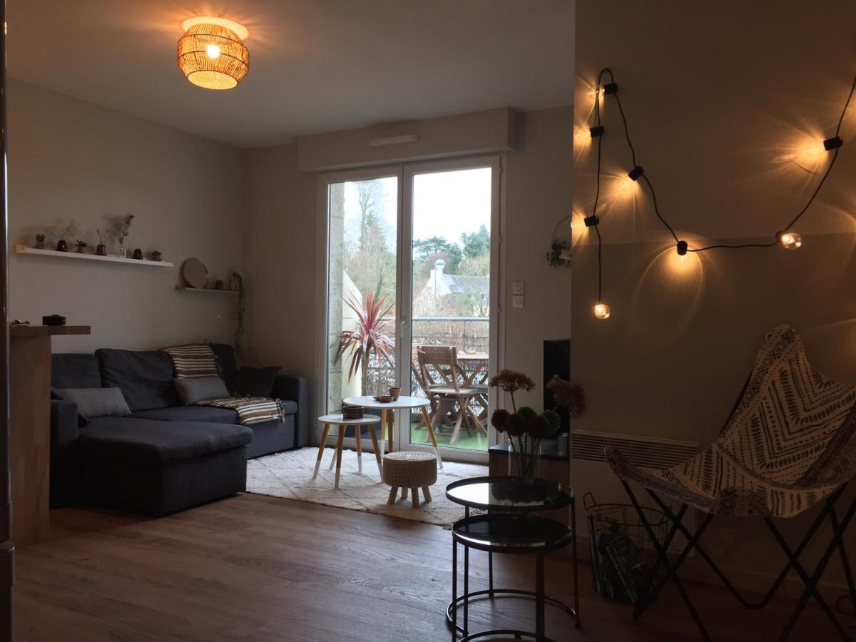 Bel Appartement La Foret-Fouesnant Vue Sur La Baie Bagian luar foto