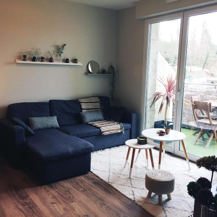 Bel Appartement La Foret-Fouesnant Vue Sur La Baie Bagian luar foto
